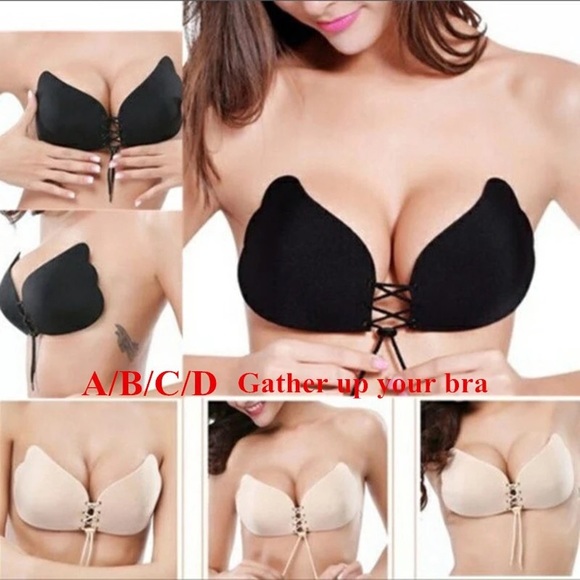 Other - Beige Bra Super Push Up Strapless